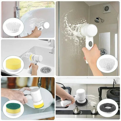 PowerSpin 5-in-1 Electric Bathroom Scrubber